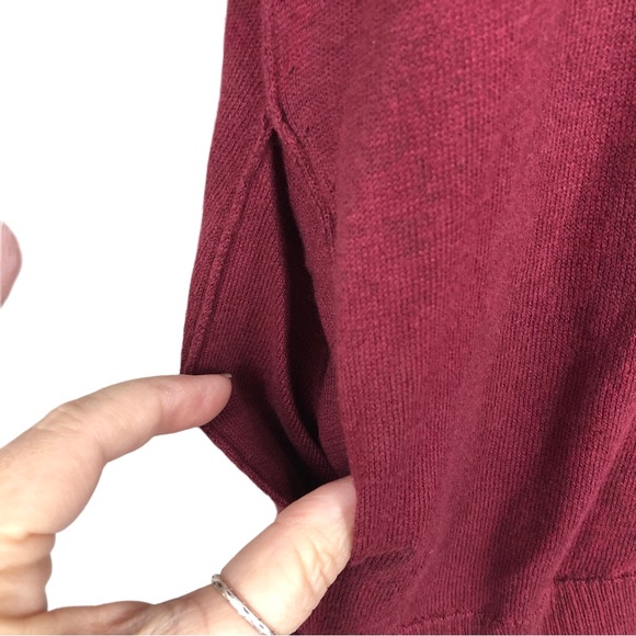 LOGO Lori Goldstein Cashmere Blend Tunic Top w/Lace Hem, Super Soft SZ M - Picture 5 of 8